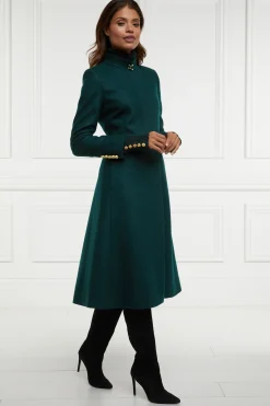 Holland Cooper Dowdeswell Coat Emerald Hot