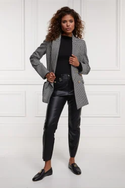 Holland Cooper Dunwick Faux Leather Pant Black Hot