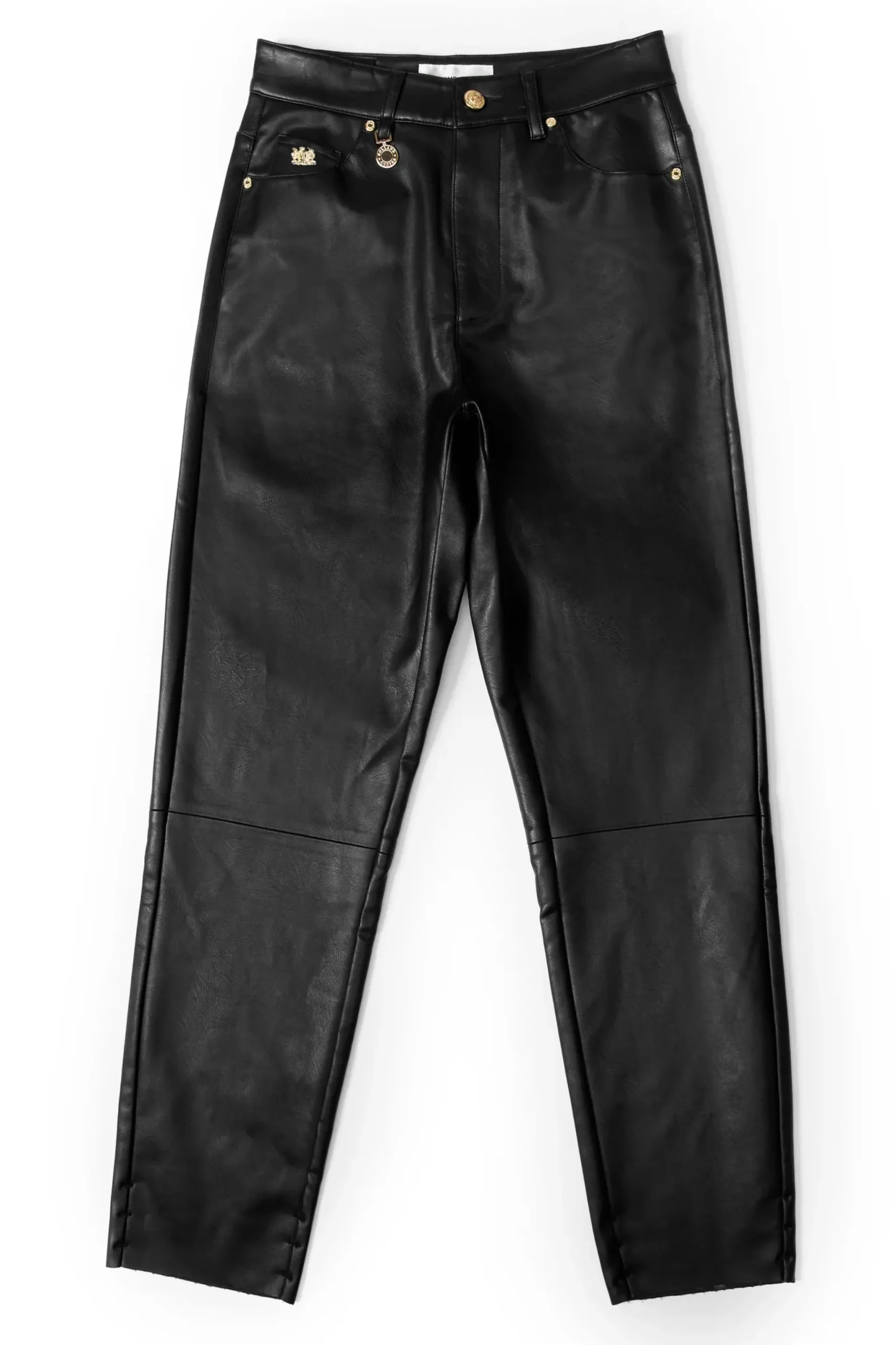 Holland Cooper Dunwick Faux Leather Pant Black Hot