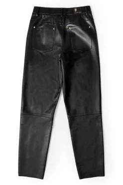 Holland Cooper Dunwick Faux Leather Pant Black Hot