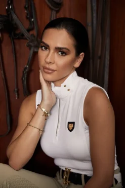 Holland Cooper Elite Sleeveless Base Layer White Sale