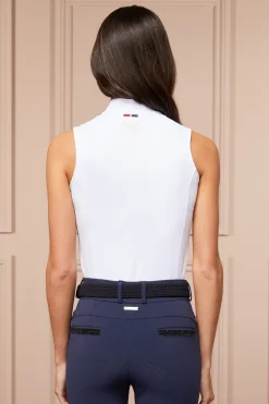 Holland Cooper Elite Sleeveless Base Layer White Sale