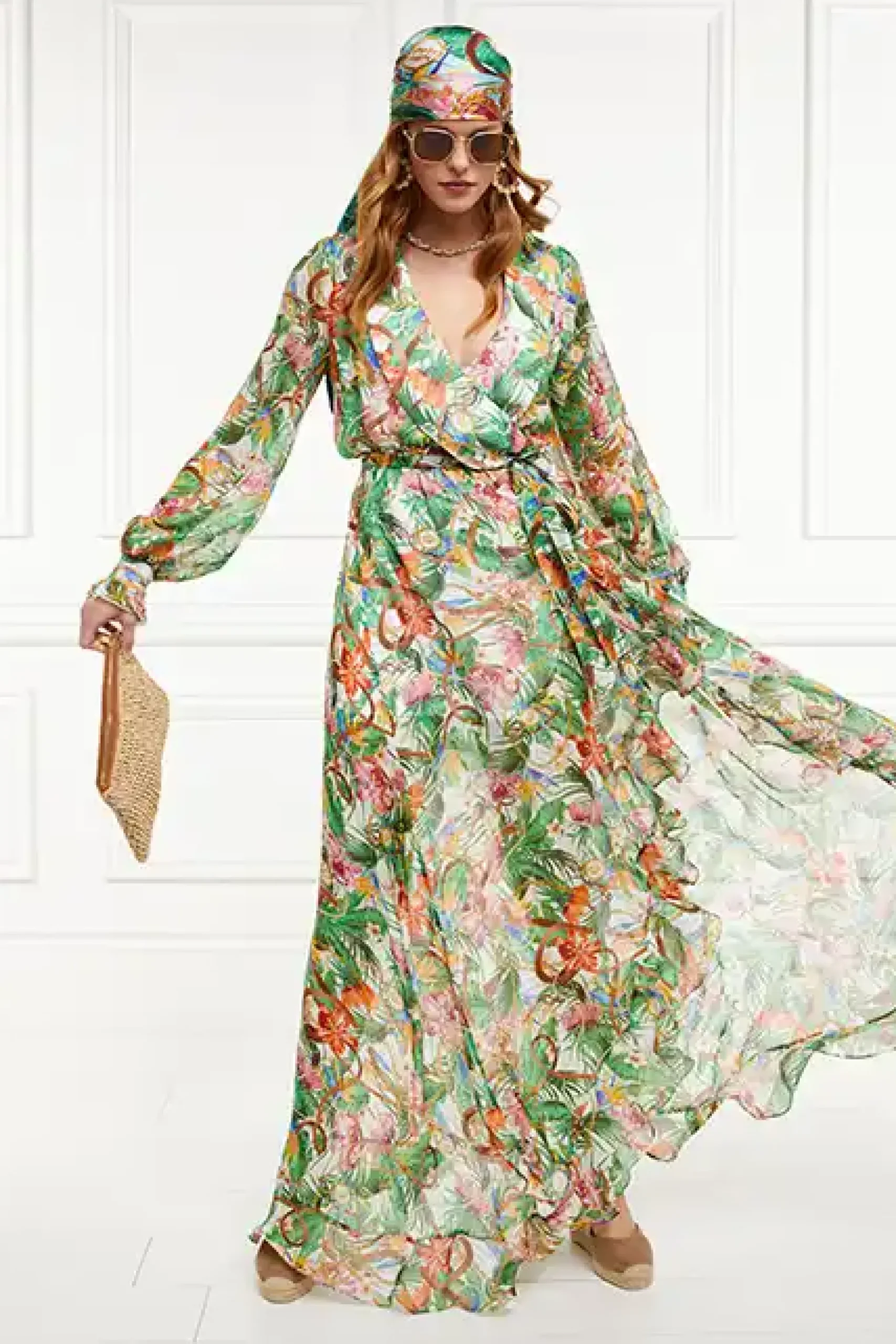 Holland Cooper Ellisa Maxi Dress St Lucia Outlet