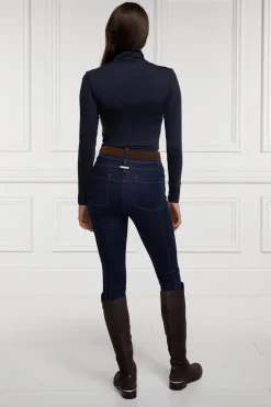 Holland Cooper Essential Roll Neck Ink Navy Hot