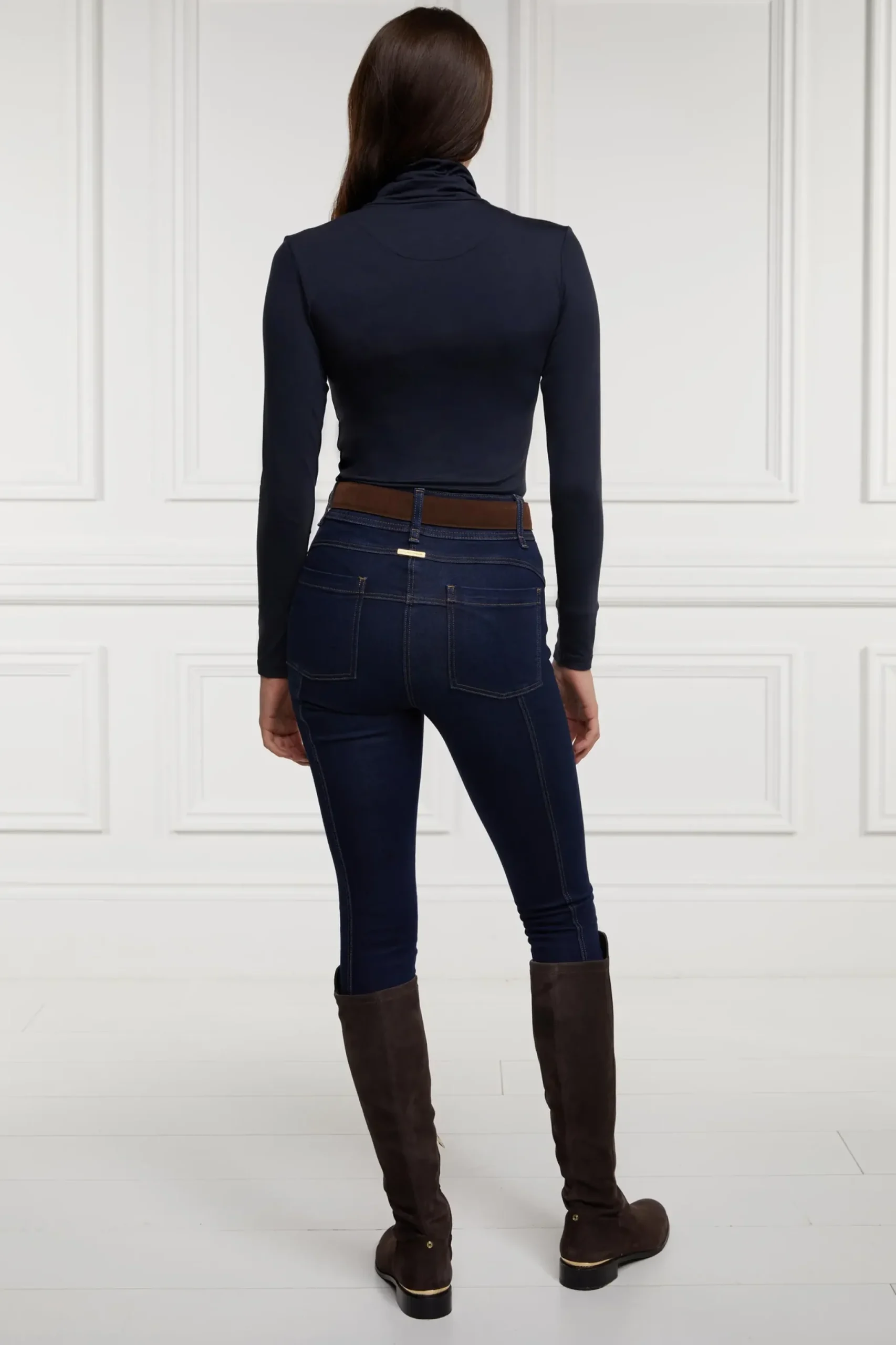 Holland Cooper Essential Roll Neck Ink Navy Hot