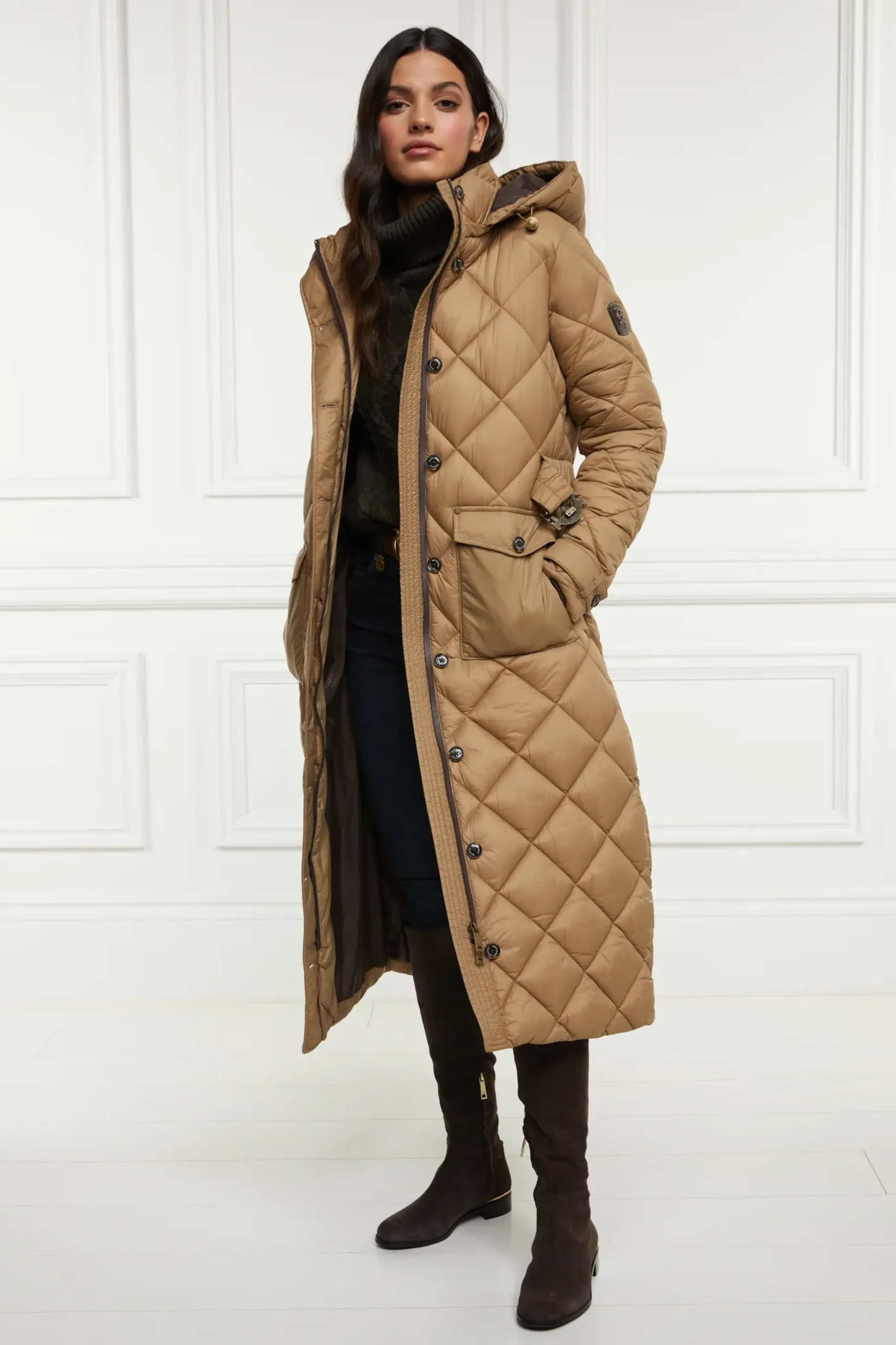 Holland Cooper Farnham Longline Coat Online