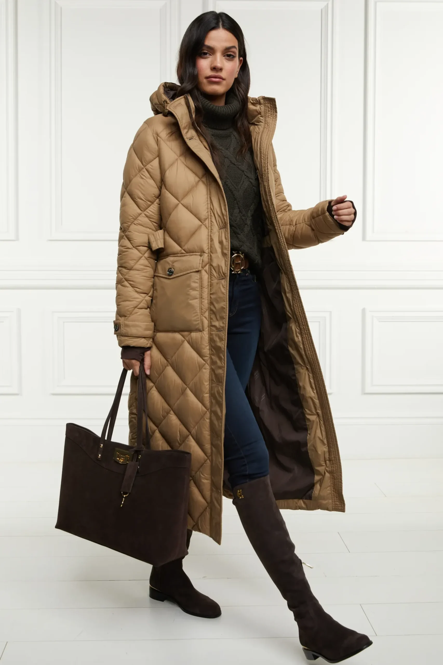 Holland Cooper Farnham Longline Coat Online