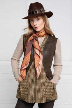 Holland Cooper Field Vest Hailes Green Tweed Online