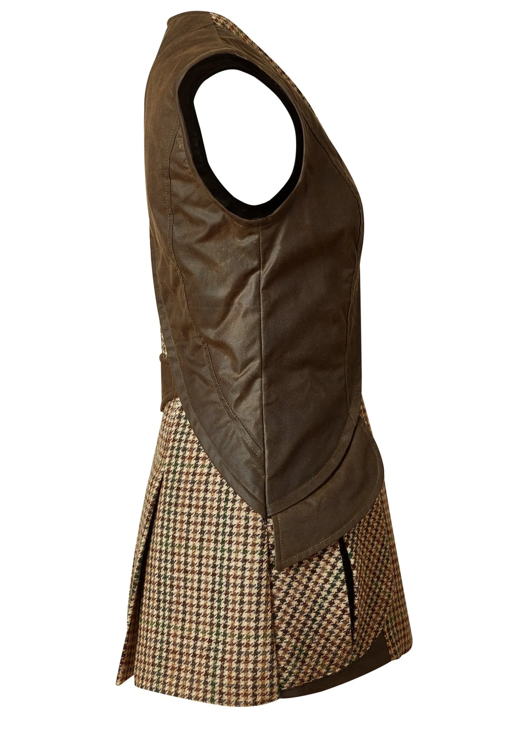 Holland Cooper Field Vest Hailes Green Tweed Online