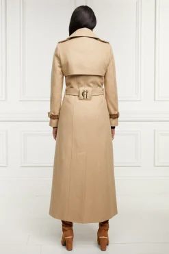Holland Cooper Full Length Chelsea Trench Coat Camel Sale