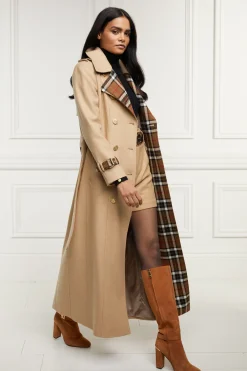 Holland Cooper Full Length Chelsea Trench Coat Camel Sale