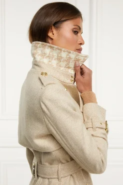 Holland Cooper Full Length Marlborough Trench Coat Biscuit Clearance