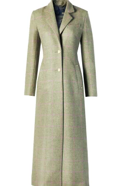 Holland Cooper Full Length Regency Coat Chartwell Check Discount
