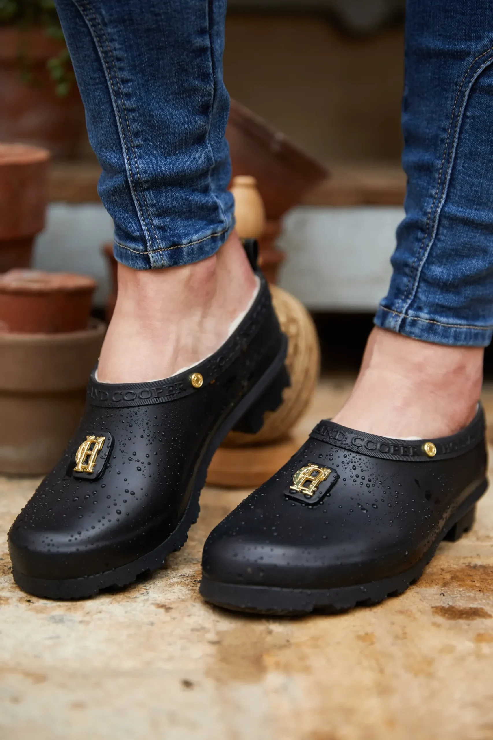 Holland Cooper Gardening Loafer Matte Black Best