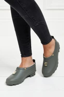 Holland Cooper Gardening Loafer Matte Green Discount