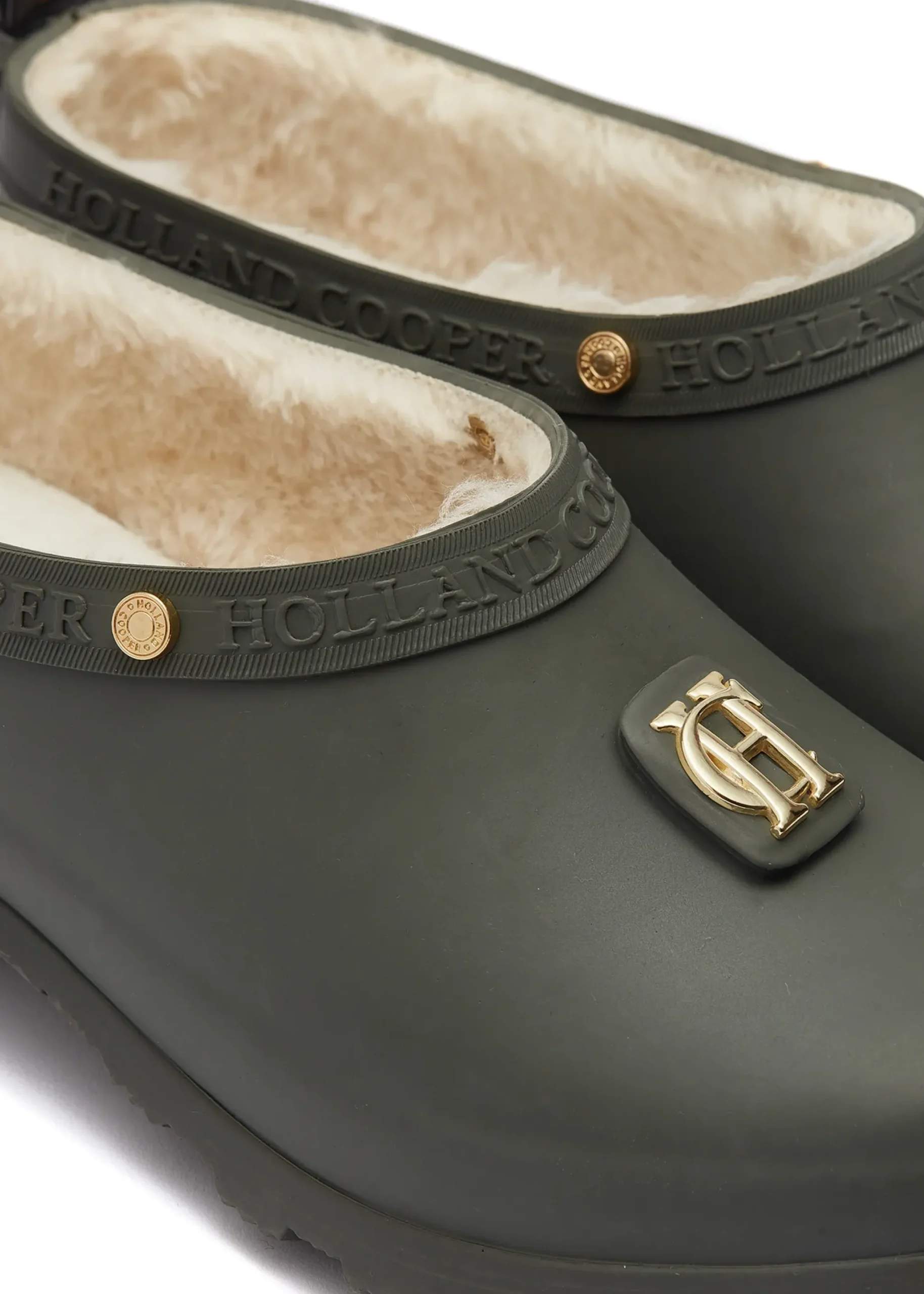 Holland Cooper Gardening Loafer Matte Green Discount