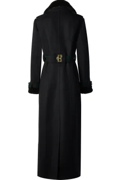 Holland Cooper Gold Label Trench Soft Navy Blackwatch Online