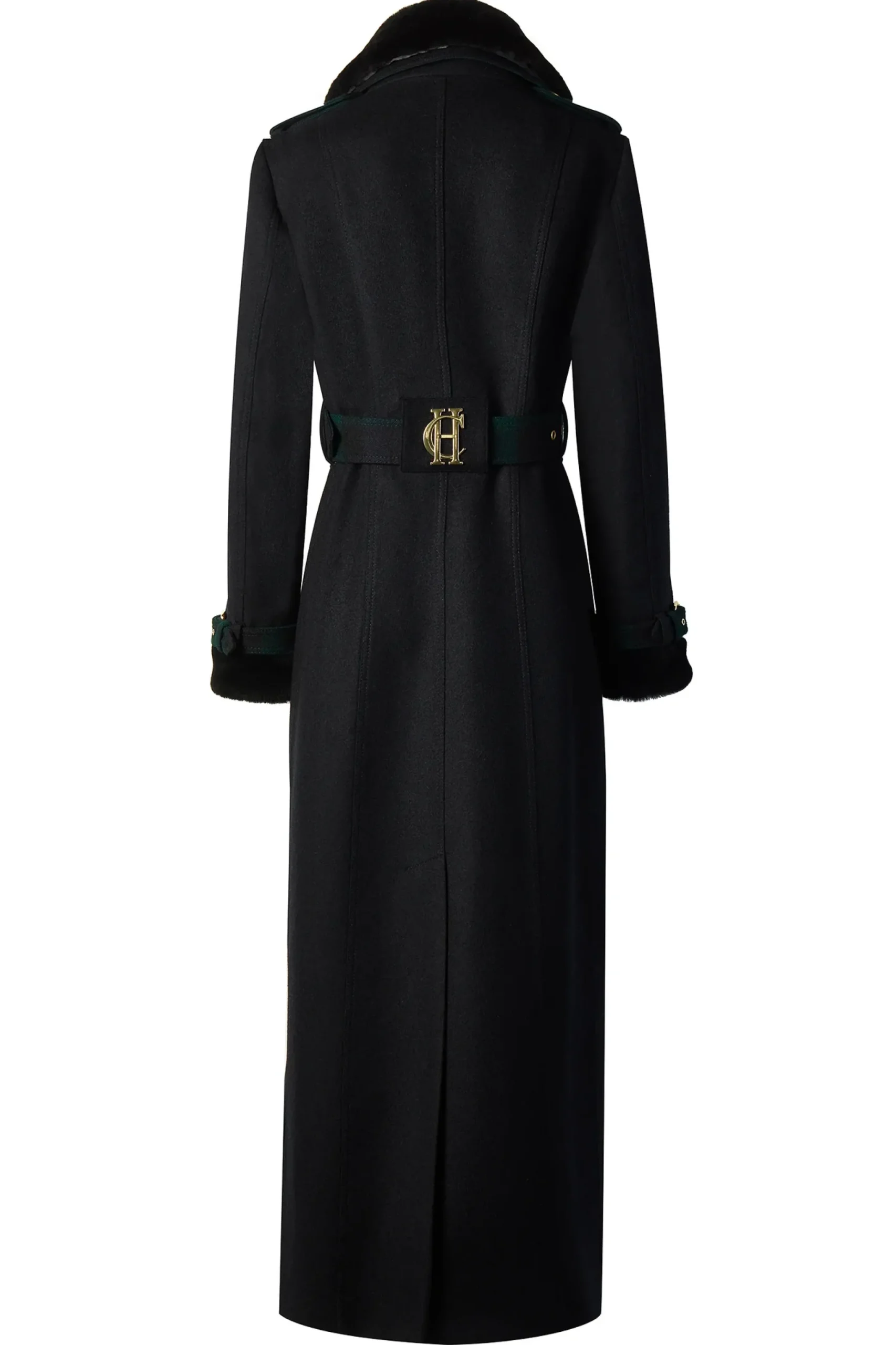 Holland Cooper Gold Label Trench Soft Navy Blackwatch Online