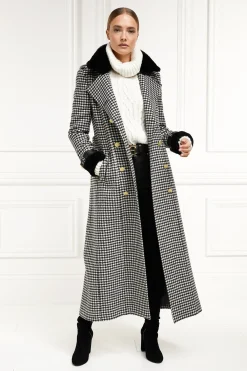 Holland Cooper Gold Label Trench Houndstooth Clearance