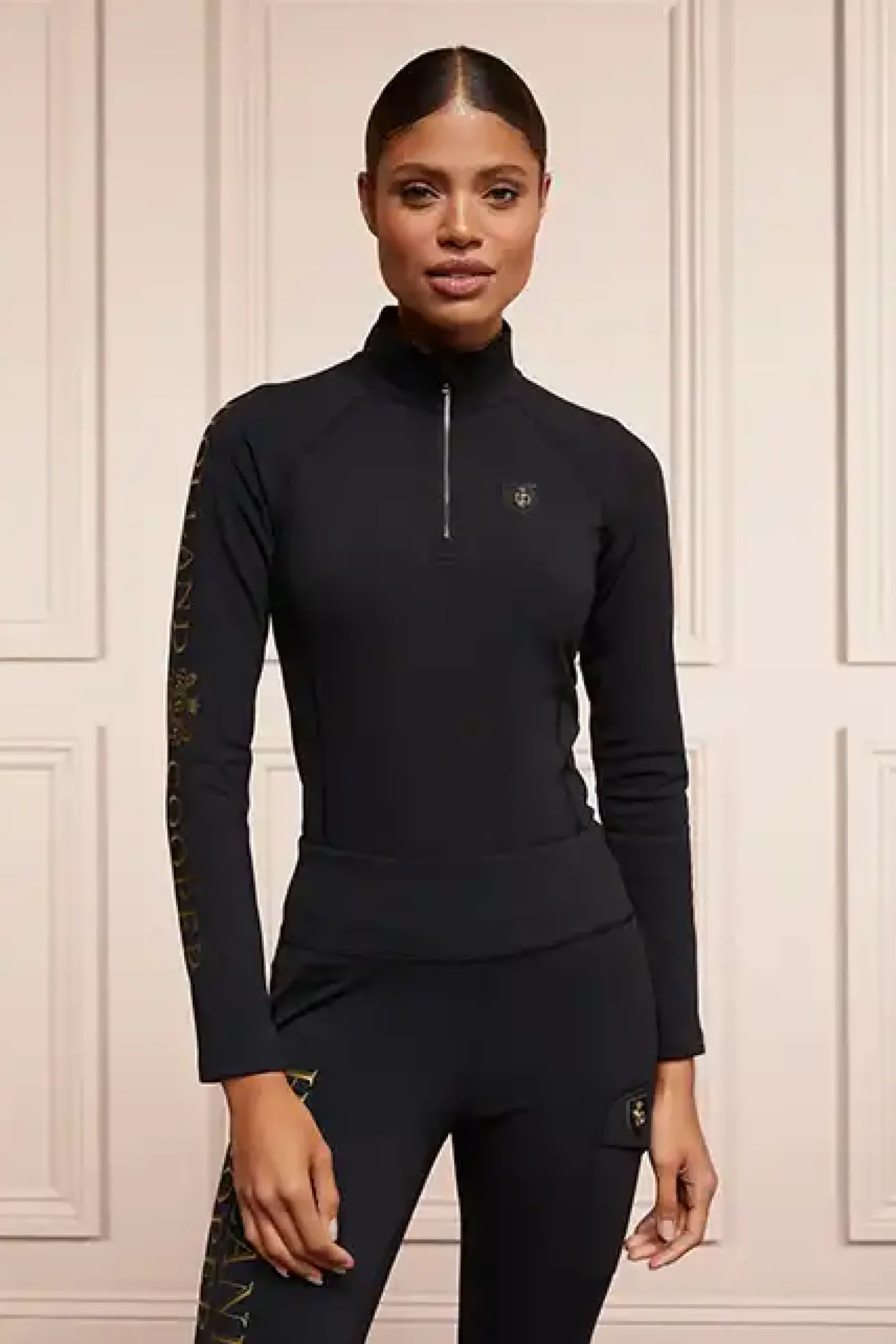 Holland Cooper Halcot Thermal Base Layer Black Outlet