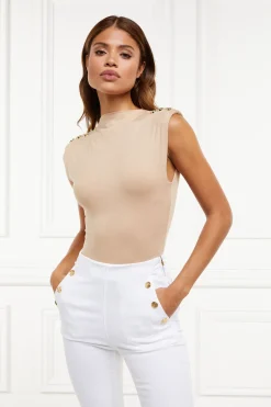 Holland Cooper Harper Bodysuit Light Camel Outlet