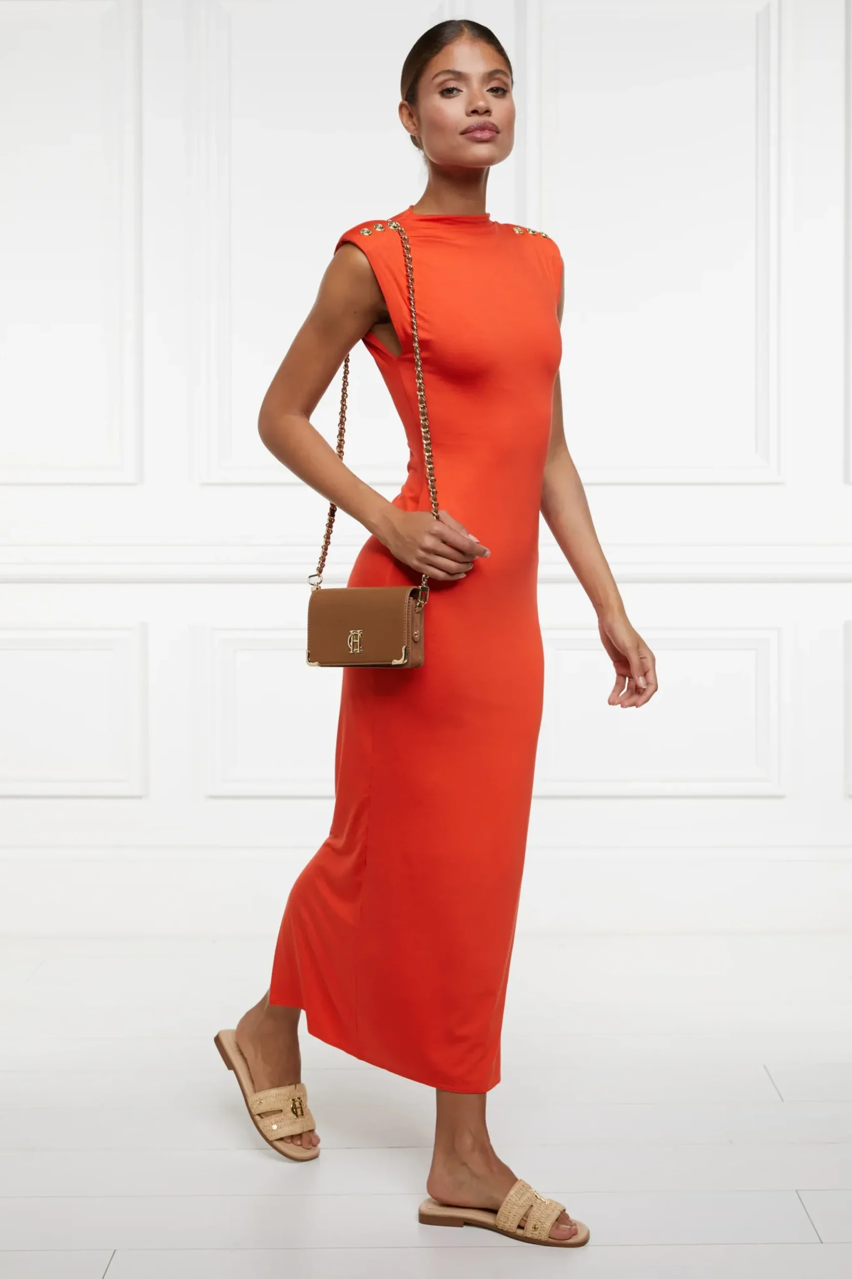 Holland Cooper Harper Maxi Dress Neroli Online