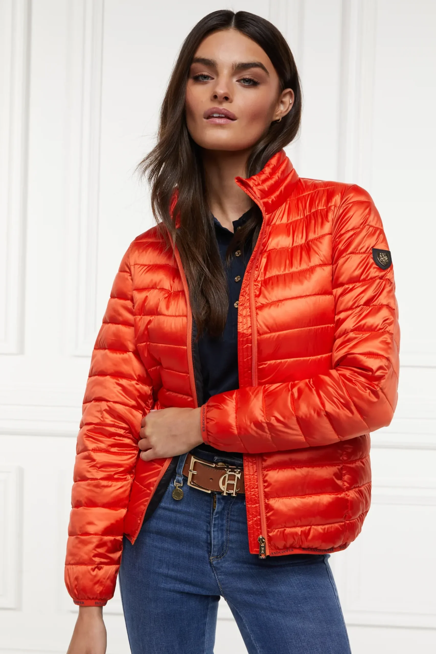 Holland Cooper Hawling Packable Jacket Neroli Clearance