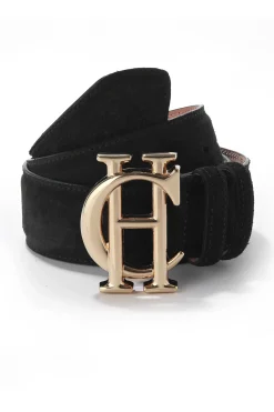 Holland Cooper HC Classic Belt Suede Black Clearance