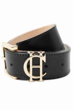 Holland Cooper HC Classic Logo Belt Black Best