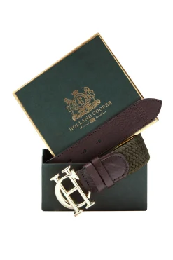 Holland Cooper HC Heritage Belt Forest Green New