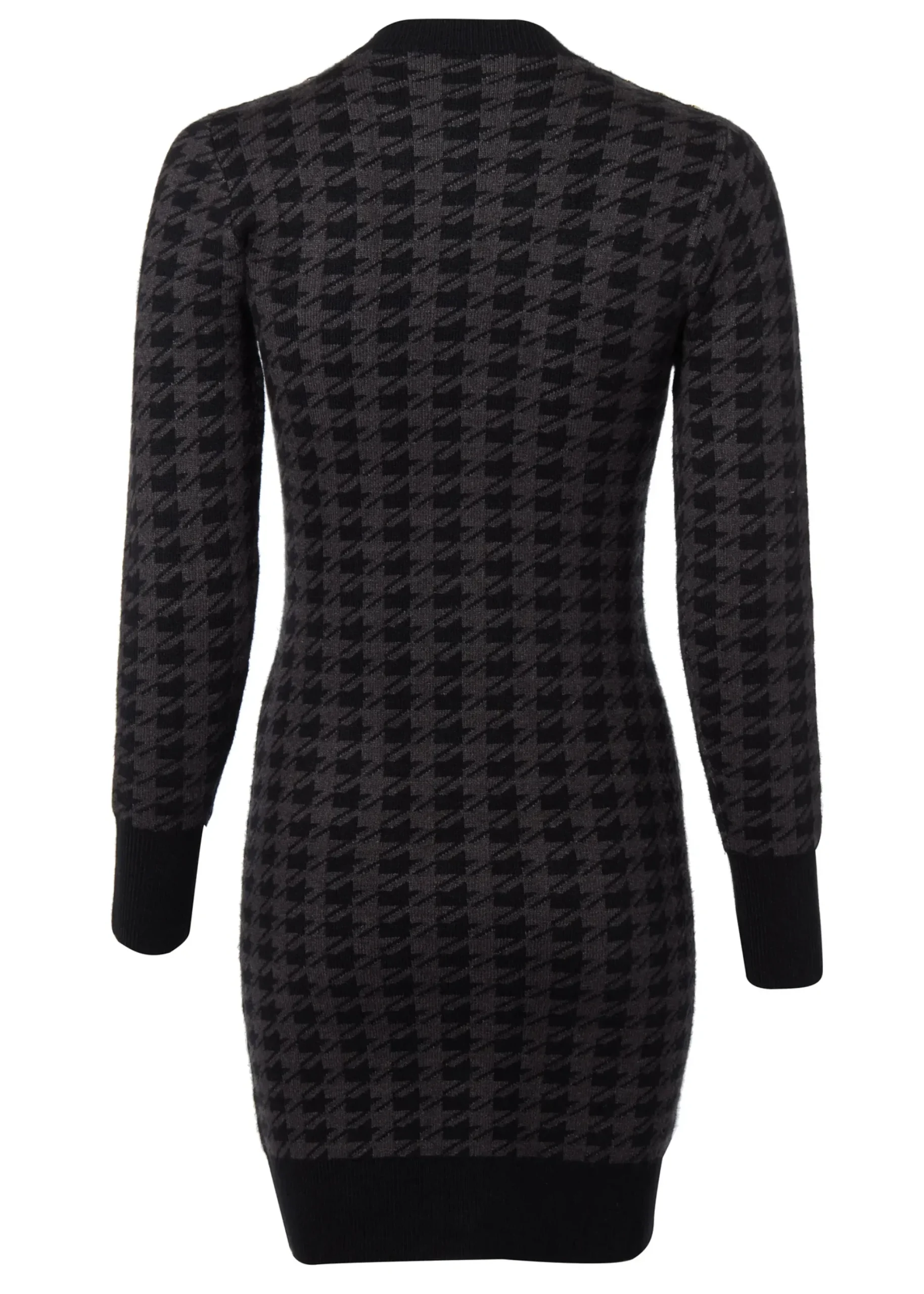 Holland Cooper Hepburn Mini Dress Grey Houndstooth Hot