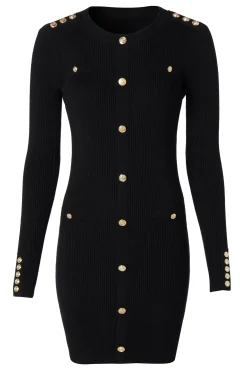 Holland Cooper Hepburn Mini Dress Black Outlet