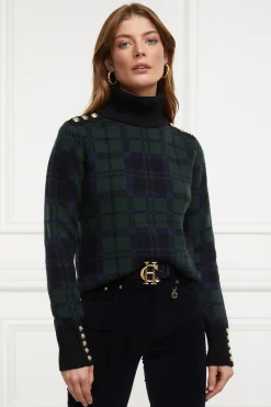 Holland Cooper Heritage Knit Jumper Blackwatch Hot