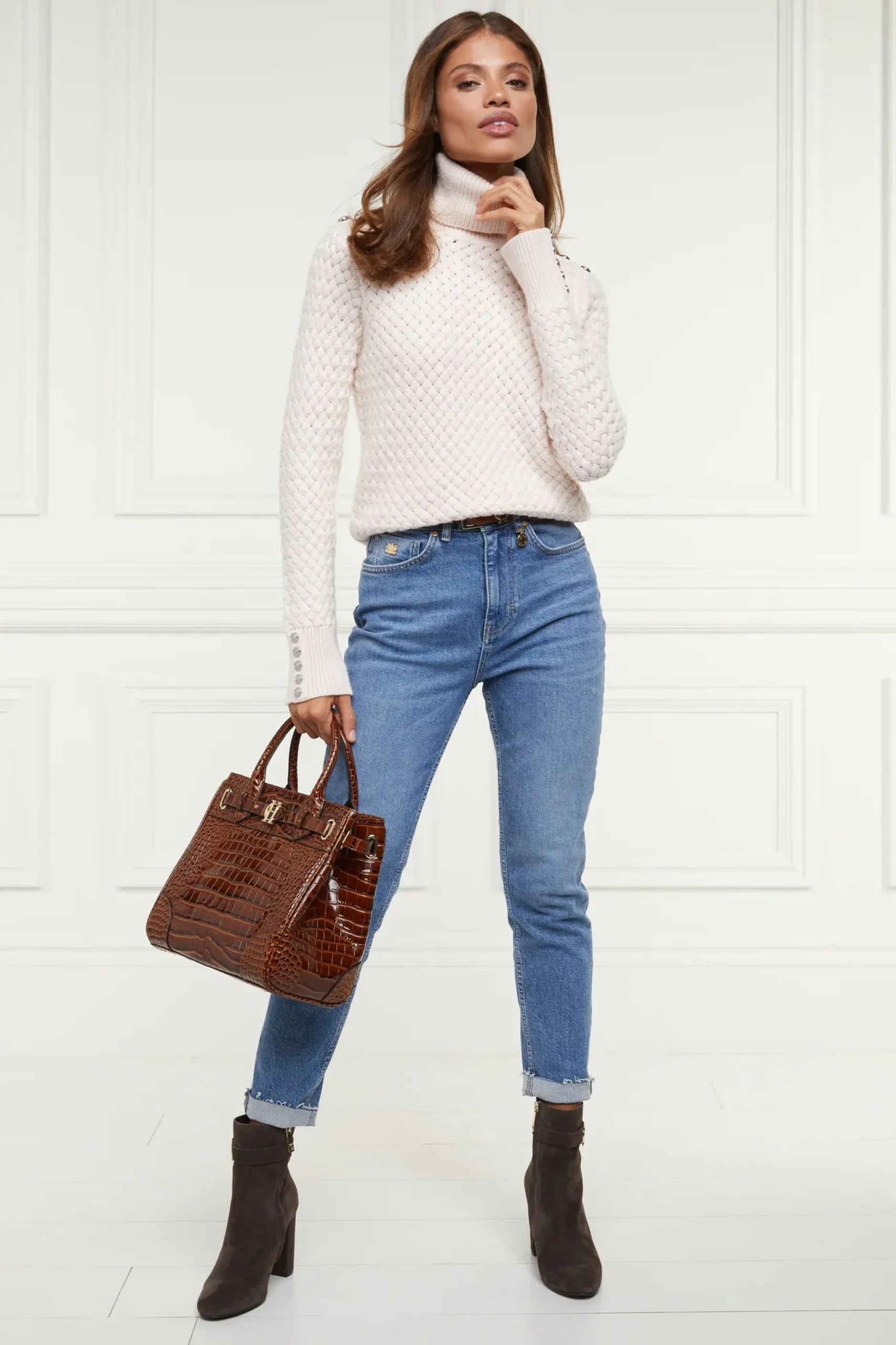 Holland Cooper High Rise Slim Jean Vintage Indigo Online