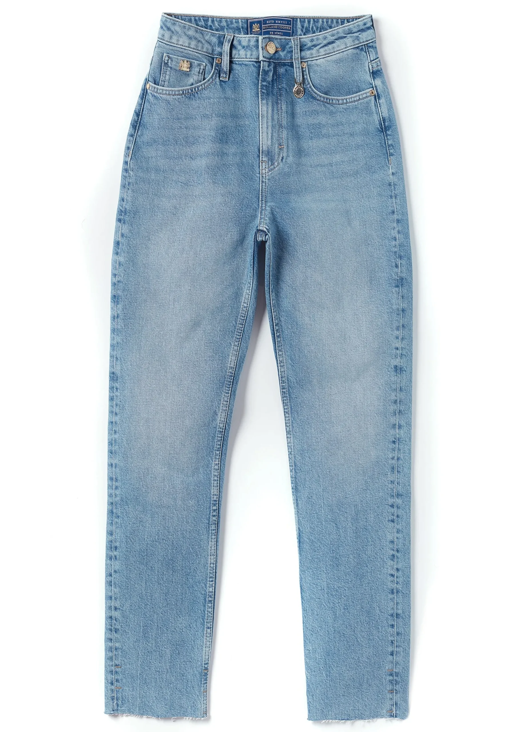 Holland Cooper High Rise Slim Jean Vintage Indigo Online