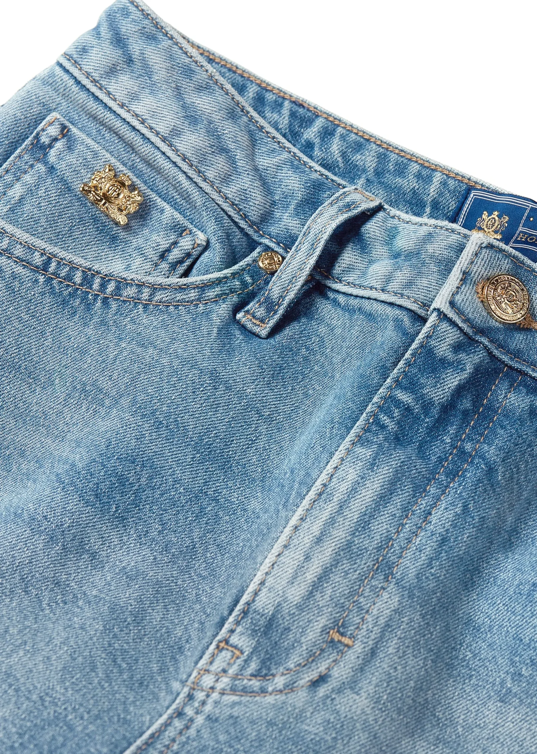 Holland Cooper High Rise Slim Jean Vintage Indigo Online