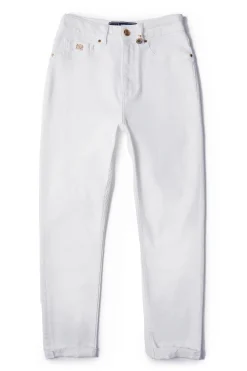 Holland Cooper High Rise Slim Jean White