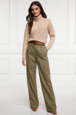 Holland Cooper High Waisted Straight Trouser Leveret