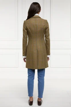 Holland Cooper Highgrove Coat Avebury Green Check Discount
