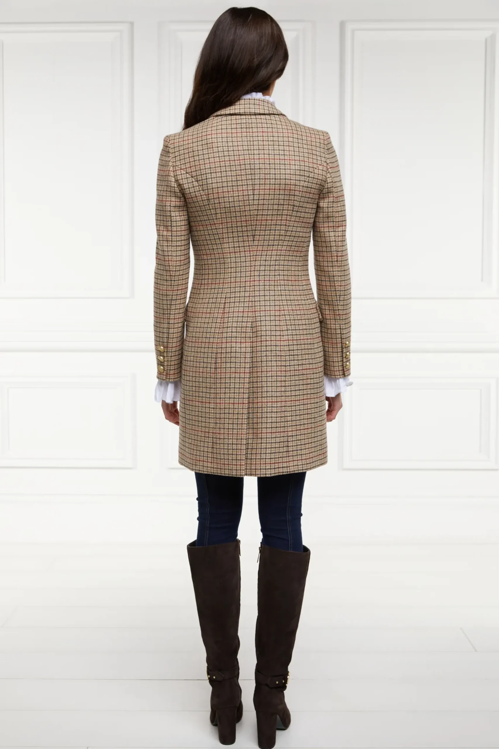 Holland Cooper Highgrove Coat Charlton Tweed Hot