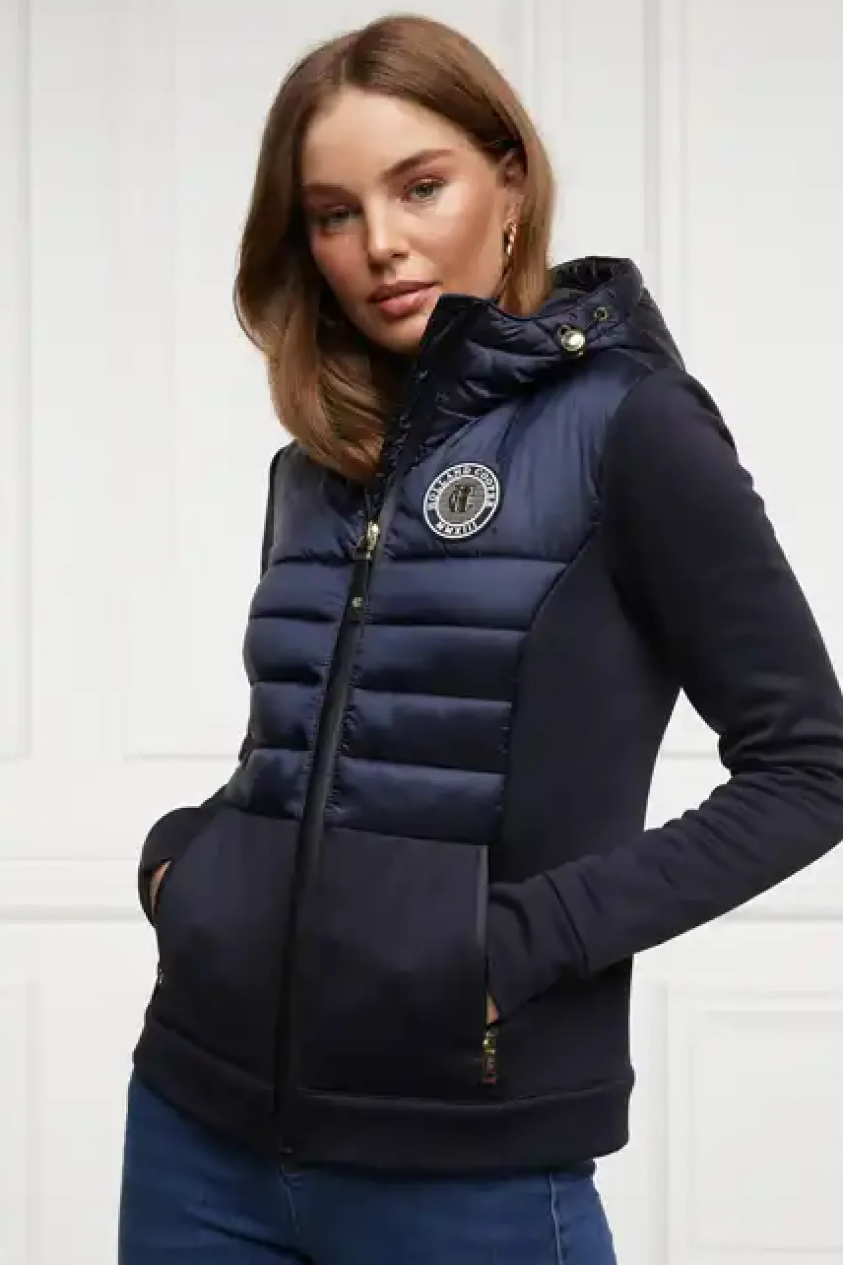 Holland Cooper Hybrid Shell Jacket Ink Navy Clearance