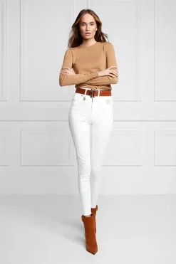 Holland Cooper Jodhpur Jean Optic White New