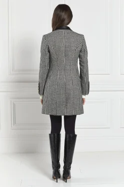 Holland Cooper Kempton Coat Houndstooth Clearance