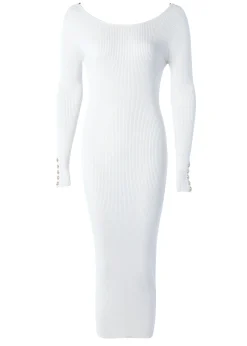 Holland Cooper Kensington Backless Dress Natural New