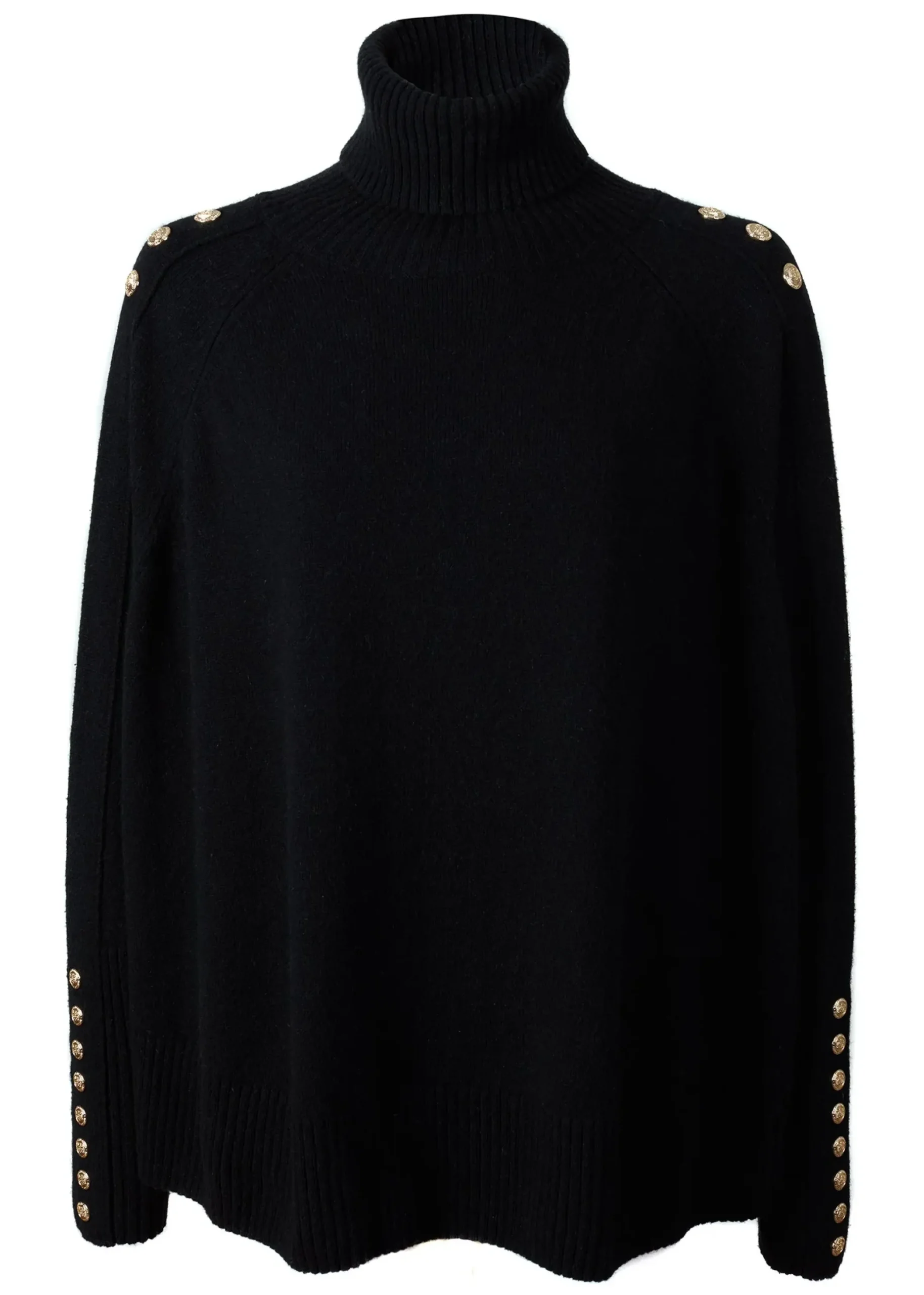 Holland Cooper Kingsbury Cape Knit Black Clearance