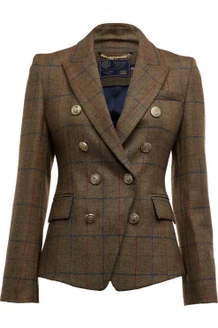 Holland Cooper Knightsbridge Blazer Glen Green New