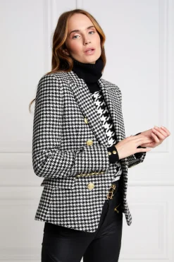 Holland Cooper Knightsbridge Blazer Houndstooth New