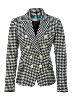 Holland Cooper Knightsbridge Blazer Houndstooth New