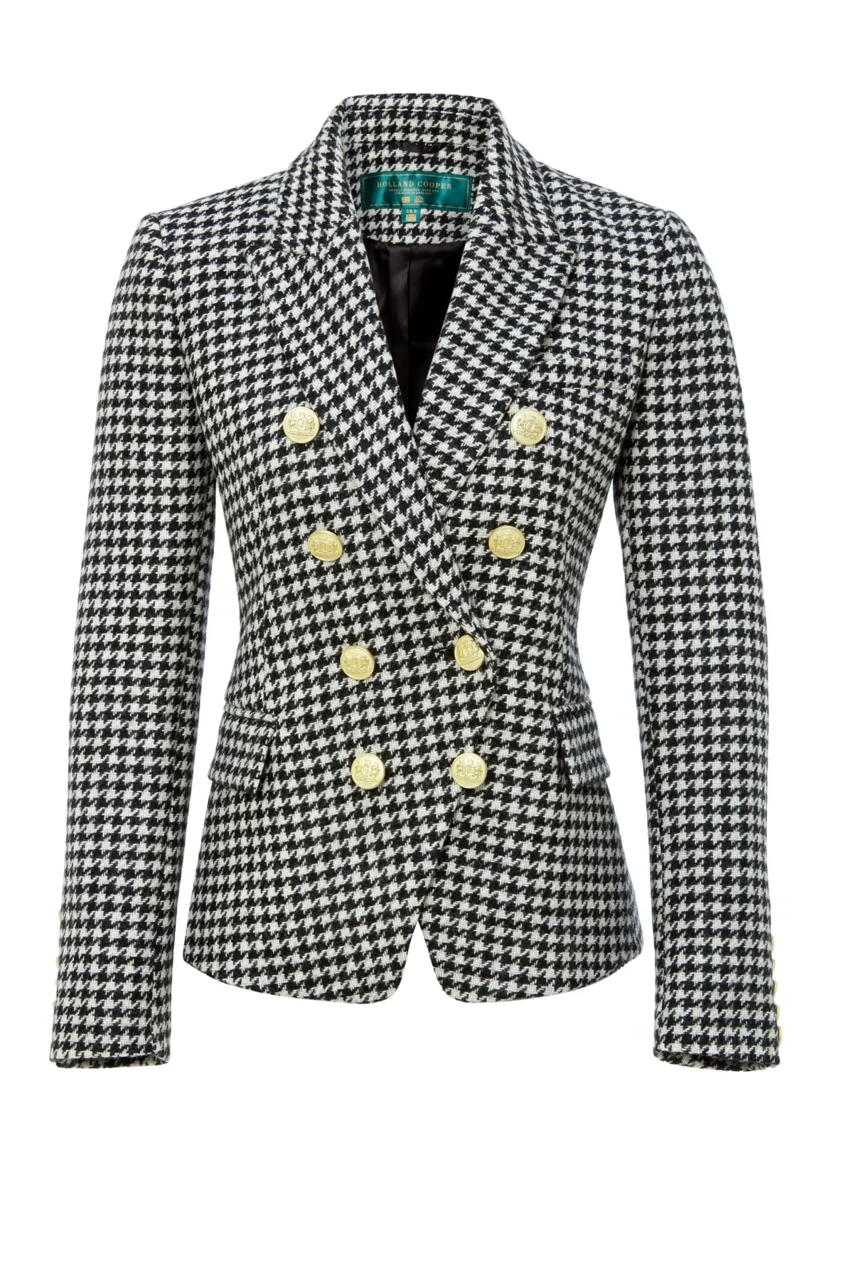Holland Cooper Knightsbridge Blazer Houndstooth New