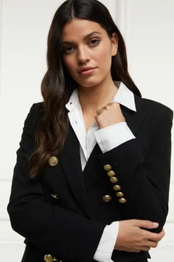 Holland Cooper Knightsbridge Blazer Black Linen Best